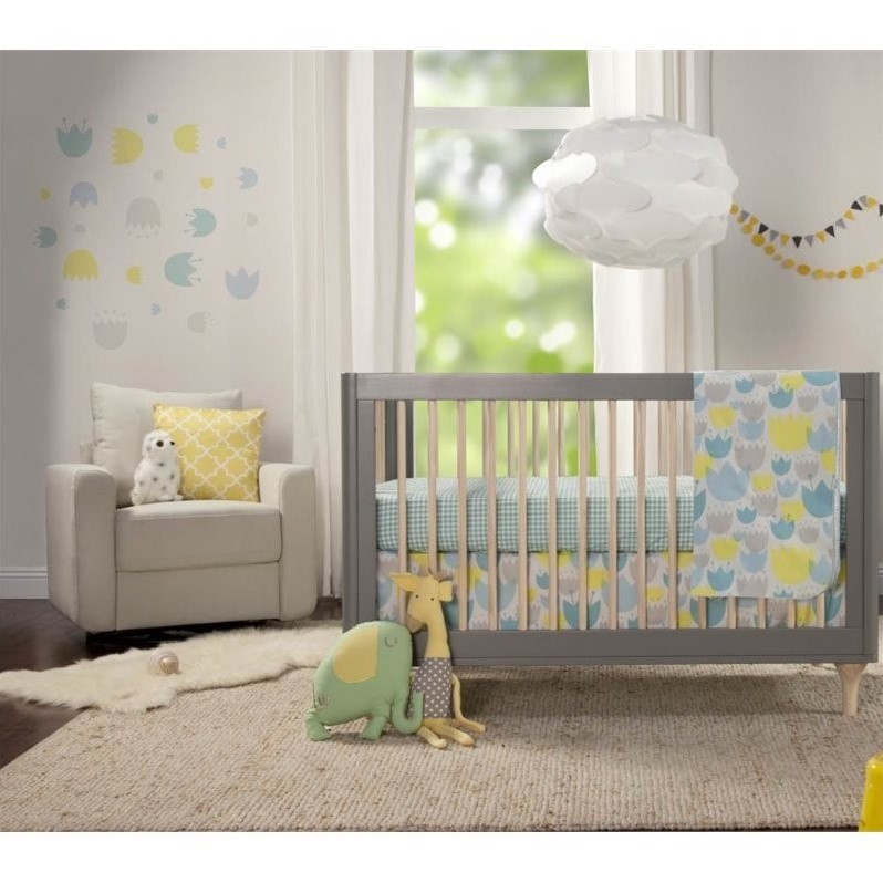 Baby Cribs Sears Baby Tulip Garden 4 Piece Crib Bedding Set