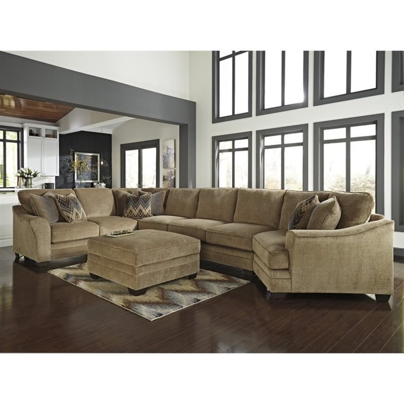 Ashley Lonsdale 2 Piece Right Cuddler Sofa Sectional Set In