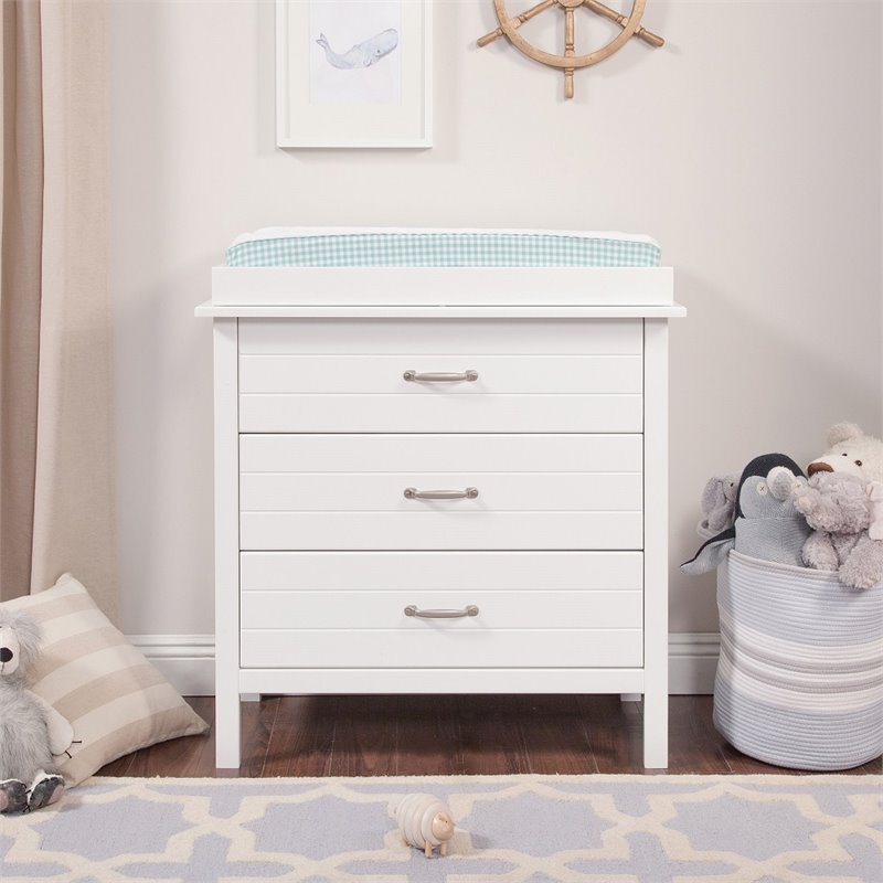 Davinci Asher 3 Drawer Changing Table In White
