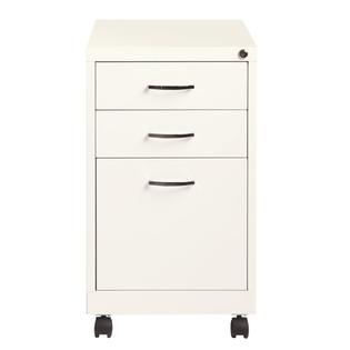 Hirsh Industries Llc Hirsh Soho 3 Drawer Filing Cabinet In White