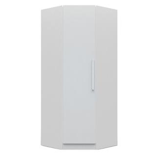 Manhattan Comfort Chelsea 1 Door Corner Closet In White