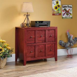 Sauder Dakota Pass 2 Drawer File Cabinet Tv Stand In Fiery Pine