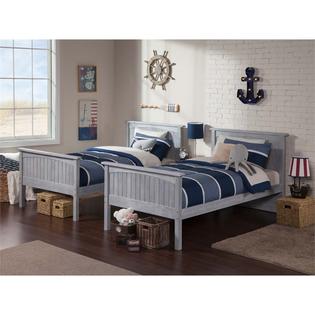 Atlantic Furniture Nantucket Twin Over Full Storage Bunk Bed