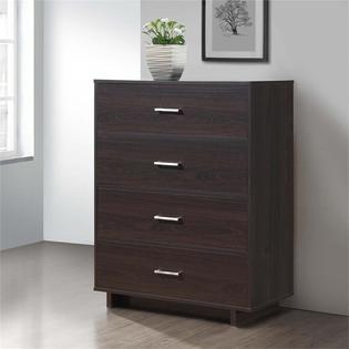 Ameriwood Home Colebrook 4 Drawer Chest In Espresso