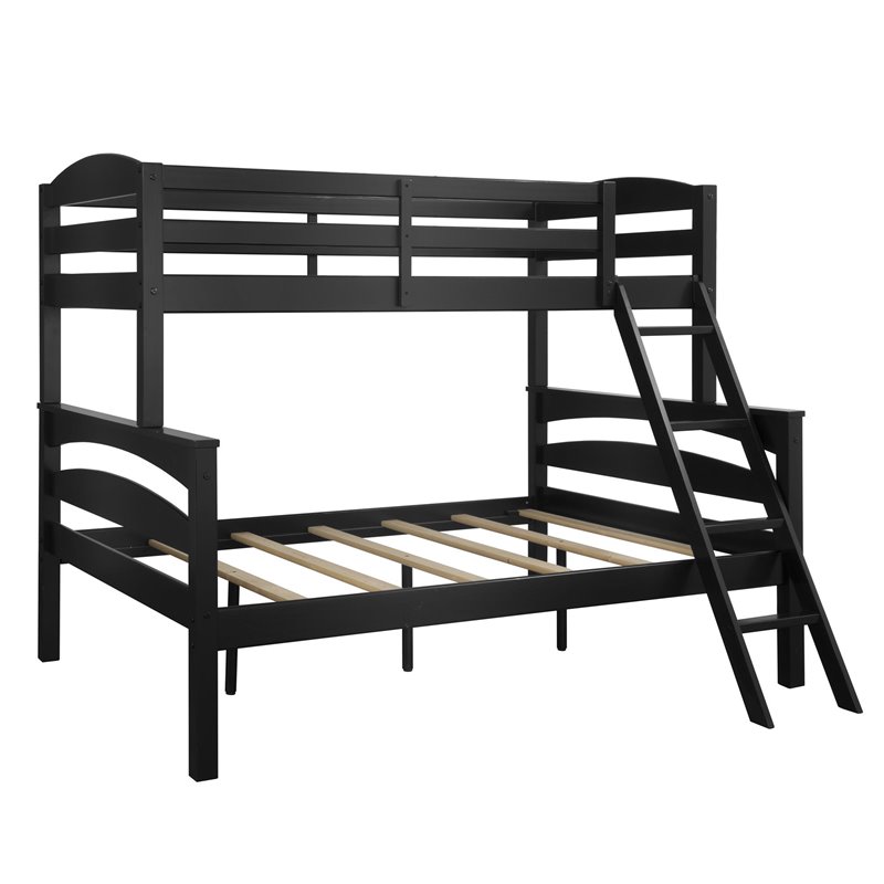 Twin Over Full Bunk Bed Dorel Brady Over Full Bunk Bed Twin Black