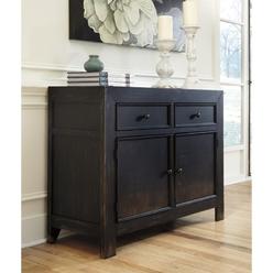 Ashley Gavelston Accent Cabinet Chest In Black