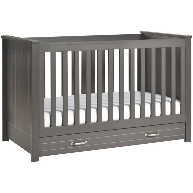 DaVinci Asher 3 in 1 Convertible Crib in Slate DaVinci Asher 3 in 1 Convertible Crib in Slate