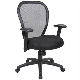 Boss Office Products Mesh Arm Chair With Adjustment Lever Office Products Mesh Arm Chair