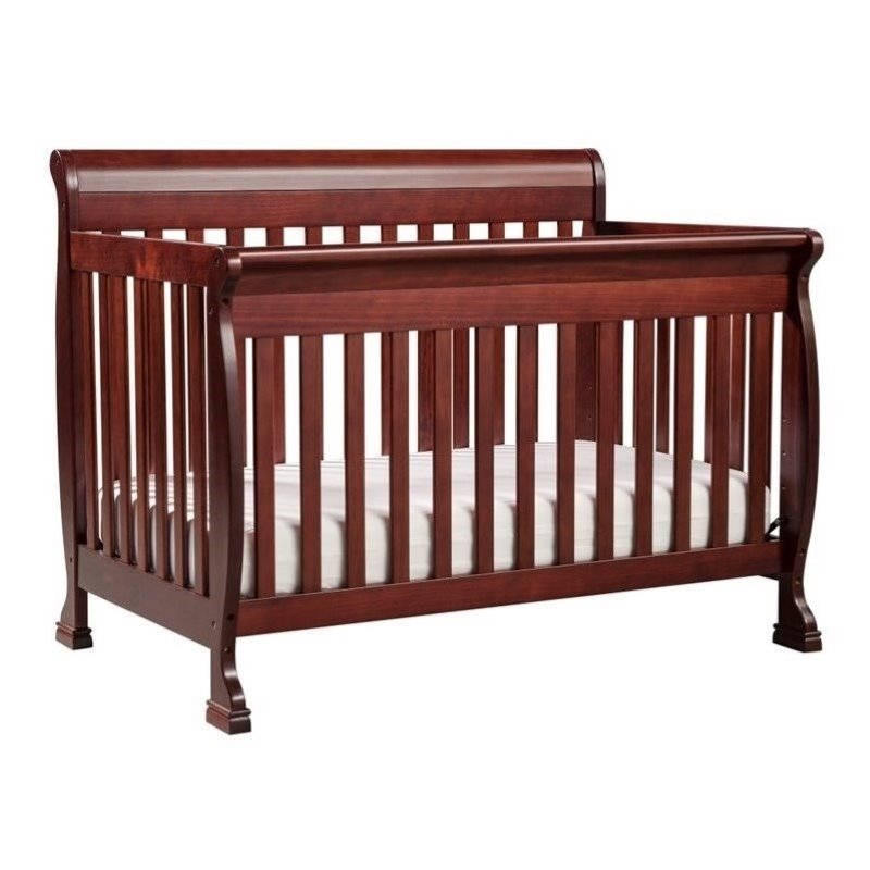 Home Square 5 Piece Nursery Furniture Set In Dark Wood