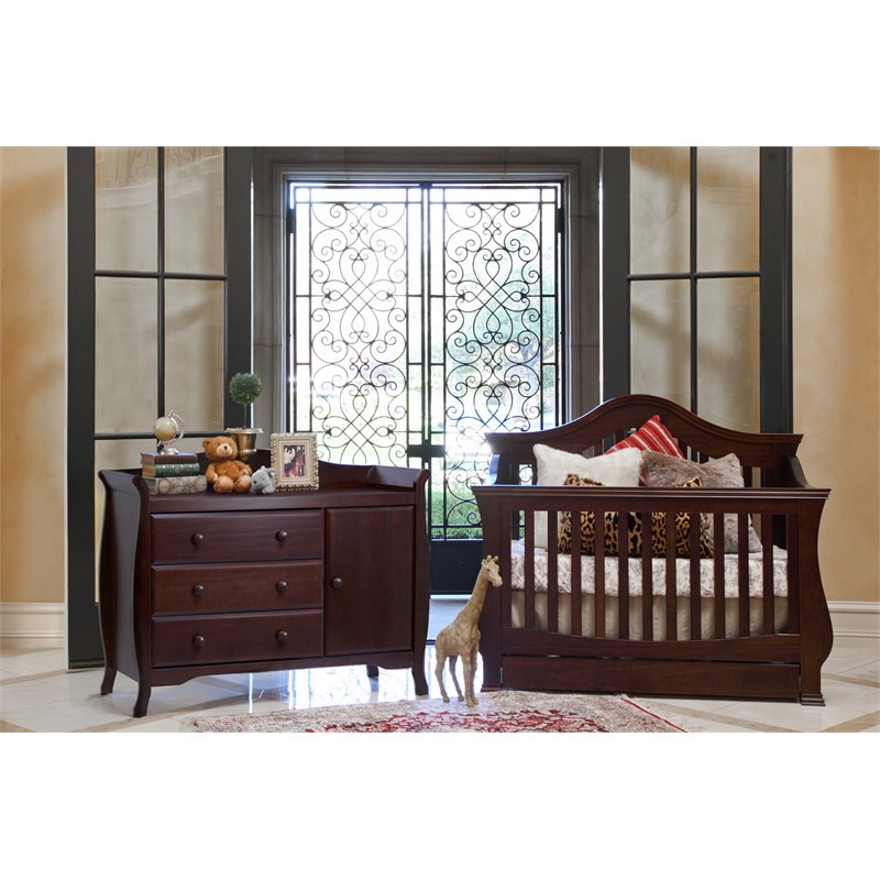 Million Dollar Baby Classic Ashbury Combo Dresser In Espresso