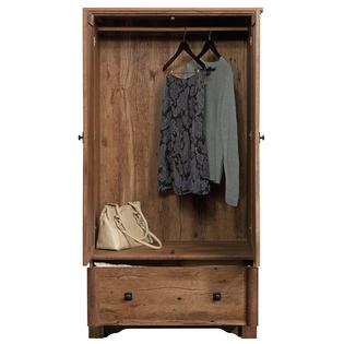 sauder palladia armoire wardrobe oak zoom