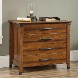 Sauder Carson Forge 2 Drawer Lateral File Cabinet In Washington Cherry