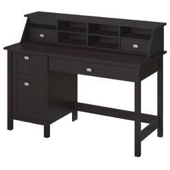Whalen Furniture Golden Oak Cambria Computer Return Desk