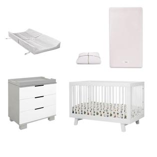 Home Square 5 Piece Nursery Furniture Set With Crib Changer