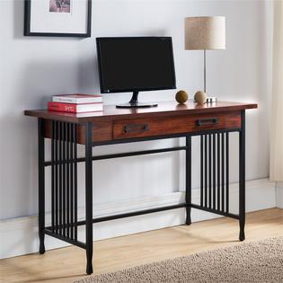 Bowery Hill Computer Desk In Mission Oak