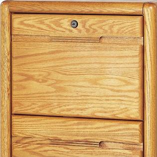 Beaumont Lane 4 Drawer Vertical File Cabinet In Oak