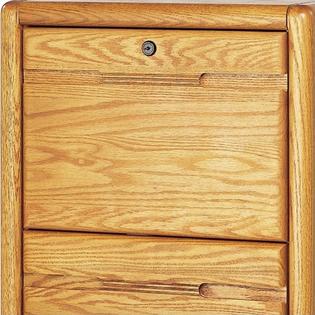 Beaumont Lane 4 Drawer Vertical File Cabinet In Oak