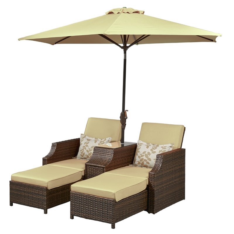Patio Furniture Porch Outdoor Sears Lifestyle Solutions Relax A Lounger Olina 3 Piece Convertible Patio Lounge Set In Sand