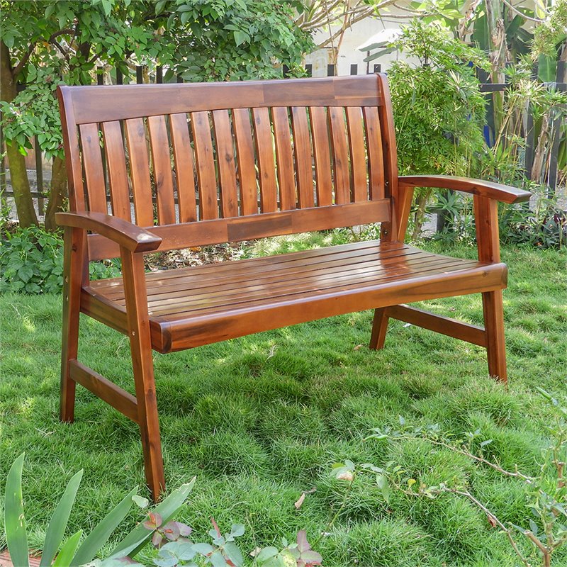 Vf 4310 St International Caravan Highland Americana Patio Garden Bench