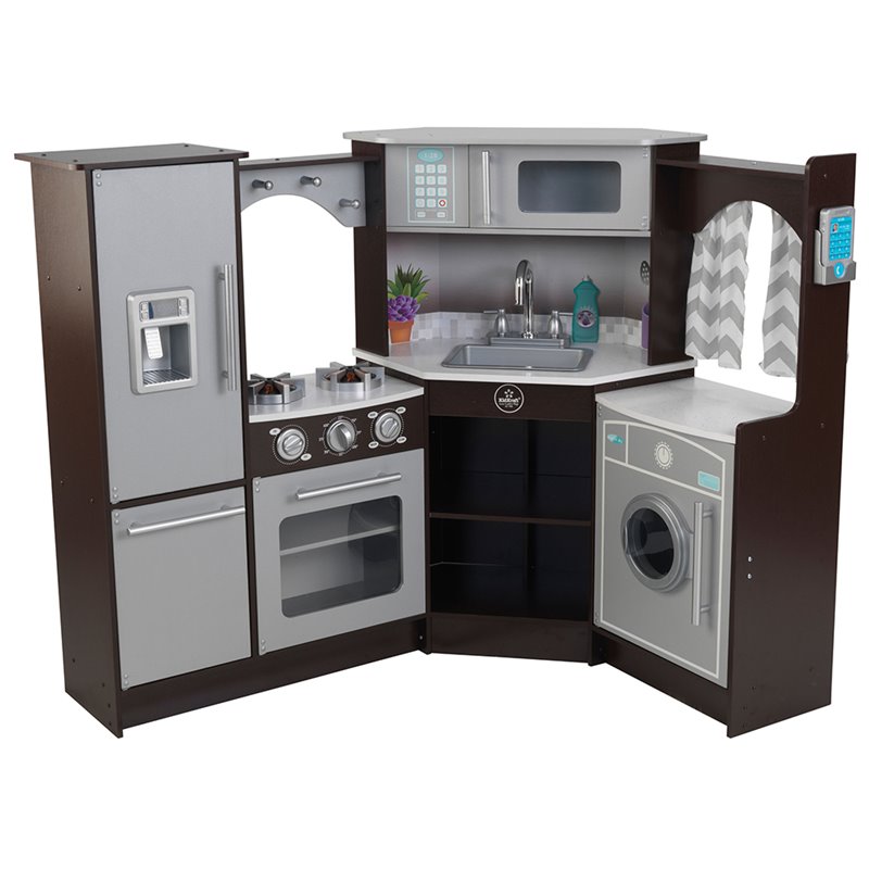 Kidkraft Furniture Grand Gourmet Corner Kitchen 53185 Kidkraft Ultimate Corner Play Kitchen Espresso