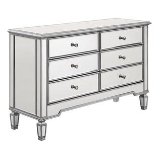 Beaumont Lane 6 Drawer Mirrored Dresser
