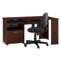 Bush Furniture Vantage Corner Desk Harvest Cherry Bush Furniture Vantage Corner Desk