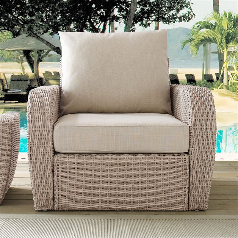 Crosley Furniture Ko70141wh Ol St Augustine Wicker Patio Crosley St Augustine Wicker Patio