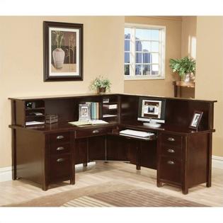 Martin Furniture Tribeca Loft Cherry Rhf L Shaped Executive Desk