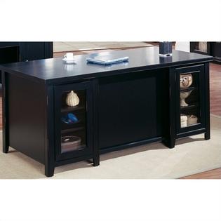 Martin Furniture Tribeca Loft Double Pedestal Wood Executive Desk