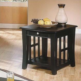 Steve Silver Company Cassidy Black End Table