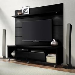 Manhattan Comfort Entertainment Centers Sears Manhattan Comfort Cabrini 60 Tv Stand Floating Wall Panel 1 8 Black Gloss