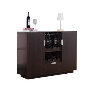 Furniture Of America Porter Modern Wine Rack Buffet In Espresso Furniture Of America Porter Modern Wine Rack Buffet In Espresso 3