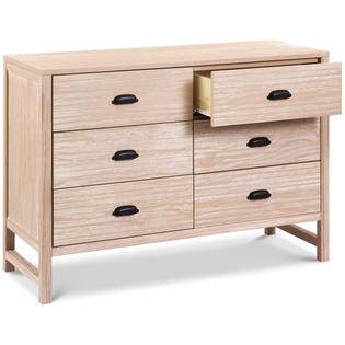 Davinci Fairway 6 Drawer Double Baby Dresser In Rustic Pine