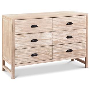 Davinci Fairway 6 Drawer Double Baby Dresser In Rustic Pine