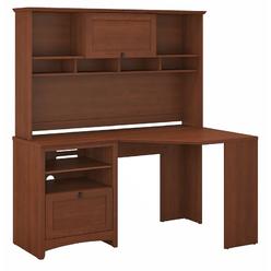 Bush Furniture Vantage Corner Desk Harvest Cherry