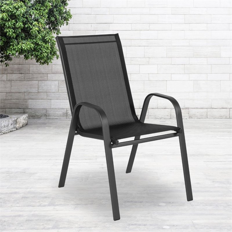 Jj 303c Gg Flash Furniture Brazos Sling Patio Stacking Chair