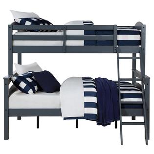 dorel bunk brady twin bed gray living zoom