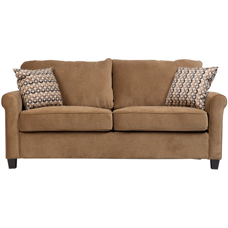 Hawthorne Collections Serena Plush Microfiber Full Sleeper Sofa Plush Microfiber Full Sleeper Sofa