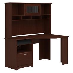 Bush Furniture Vantage Corner Desk Harvest Cherry