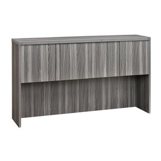 Mayline Aberdeen Series 72 Hutch with Wood Doors in Gray Mayline Aberdeen Series 72 Hutch with Wood Doors in Gray