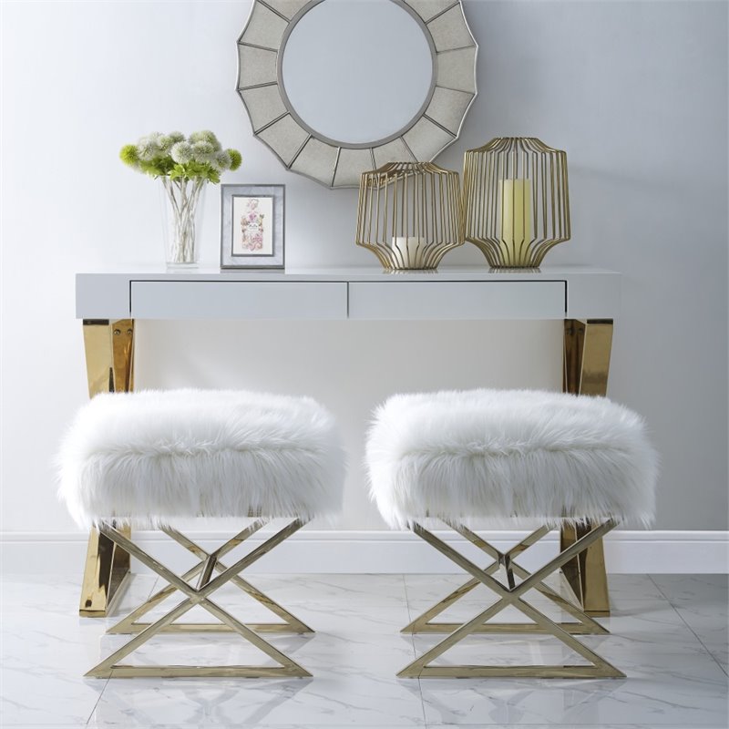 white faux fur blanket no shed