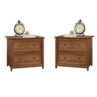 Sauder Set Of 2 2 Drawer File Cabinet In Auburn Cherry