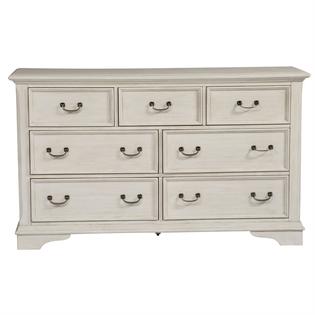 Liberty Furniture 2 Piece Country Farmhouse 7 Drawer Dresser And