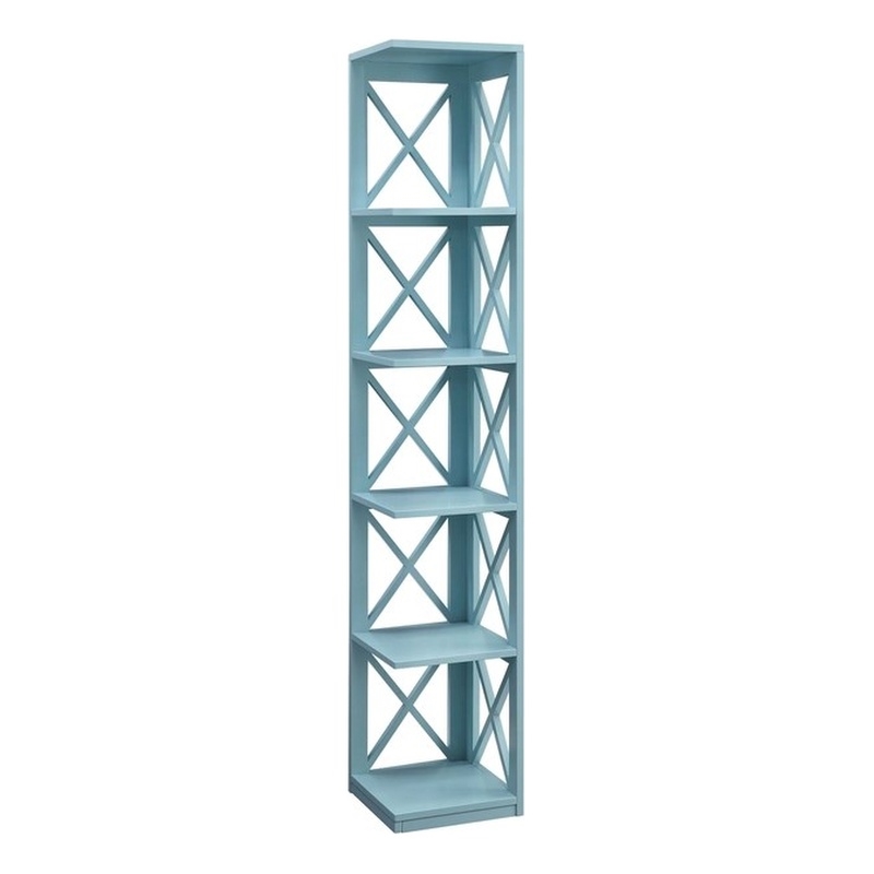 Convenience Concepts Oxford 5 Tier Corner Bookcase