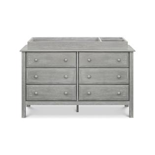 Davinci Jayden 6 Drawer Baby Double Dresser In Cottage Gray