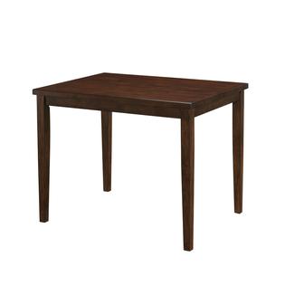 Furniture Of America Emery 5 Piece Counter Height Dining Set In Brown Cherry