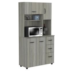 Inval America Kitchen Microwave, Microwave Cabinet With Hutch