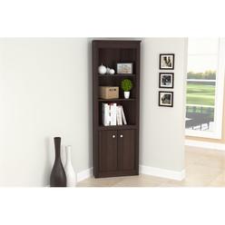 Espresso Corner Bookcase