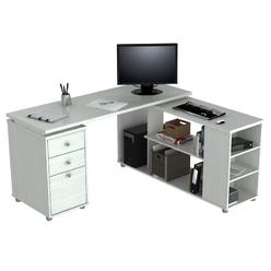 Whalen Furniture Golden Oak Cambria Computer Return Desk