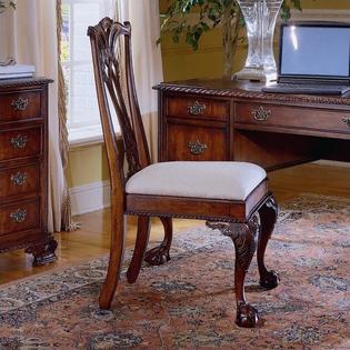 Hooker Furniture Ball Claw Desk Office Chair In Dark Cherry